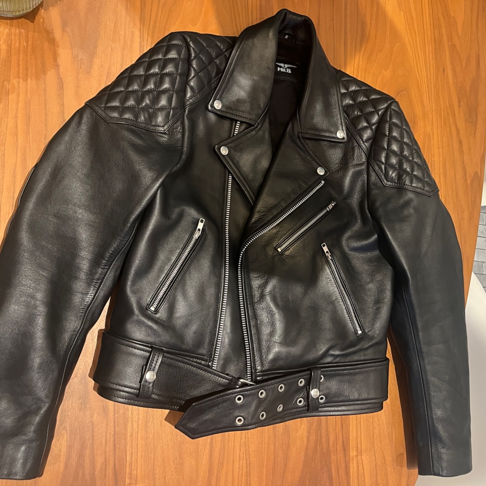 Mister B Leather Moto Jacket - Like New